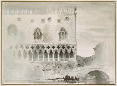 Exterior of Ducal Palace, Venice by John Ruskin